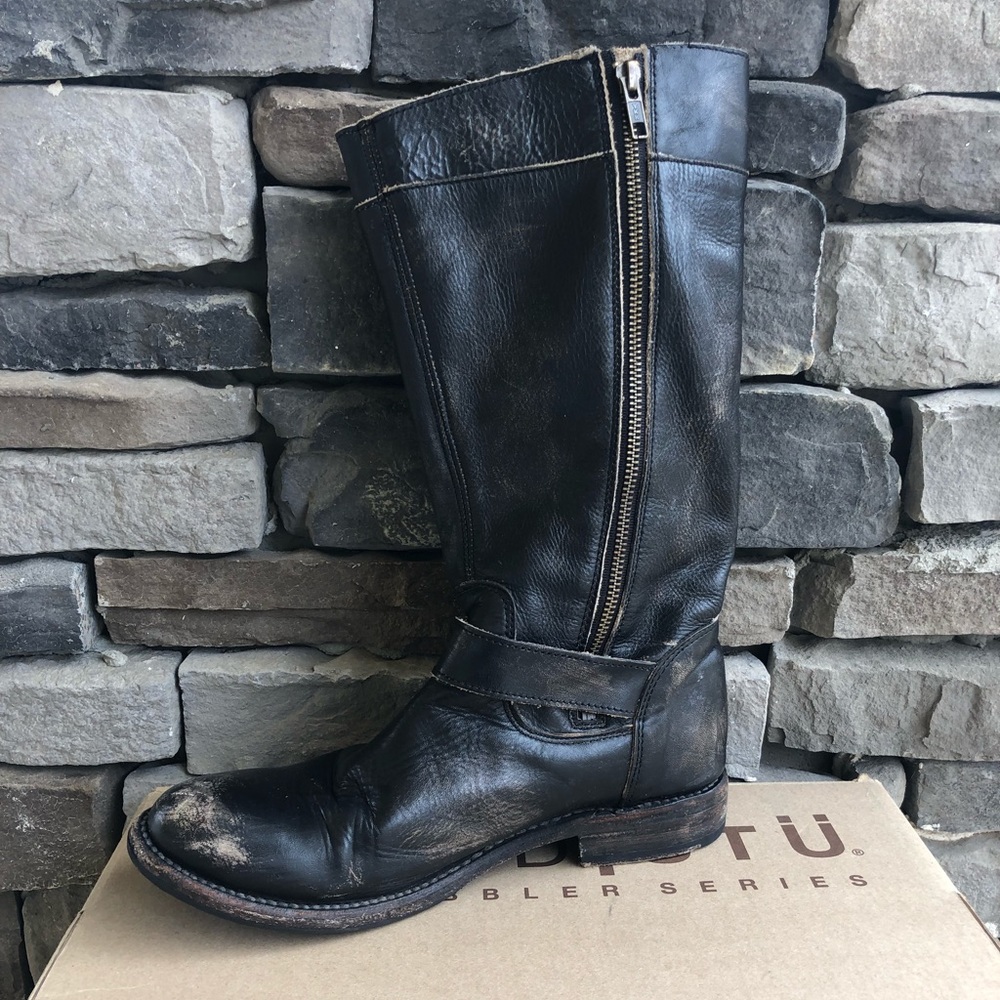 Bed Stu Gogo boots black hand wash